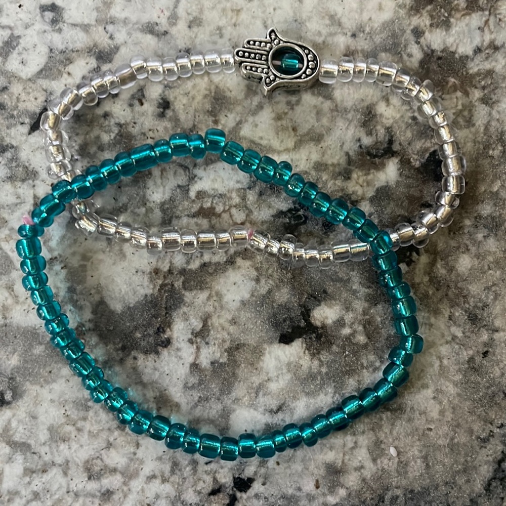 Handmade Glass Beaded bracelet set